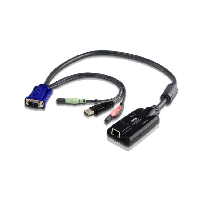 ATEN Adaptador KVM VGA/Audio USB con Virtual Media