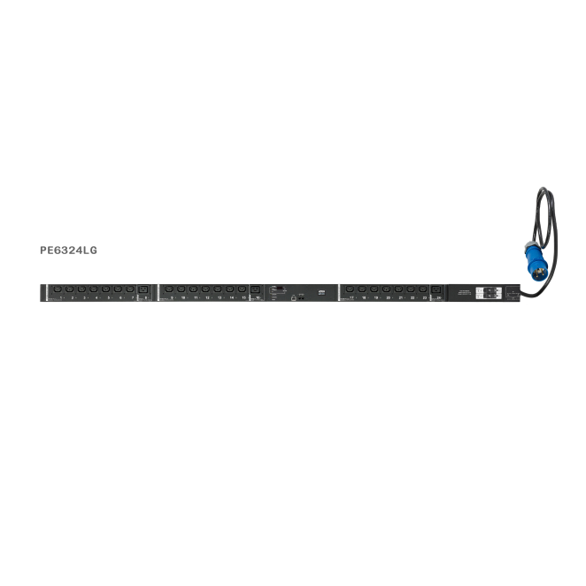 ATEN PE6324LG-AX unidad de distribución de energía (PDU) 24 salidas AC 0U Negro