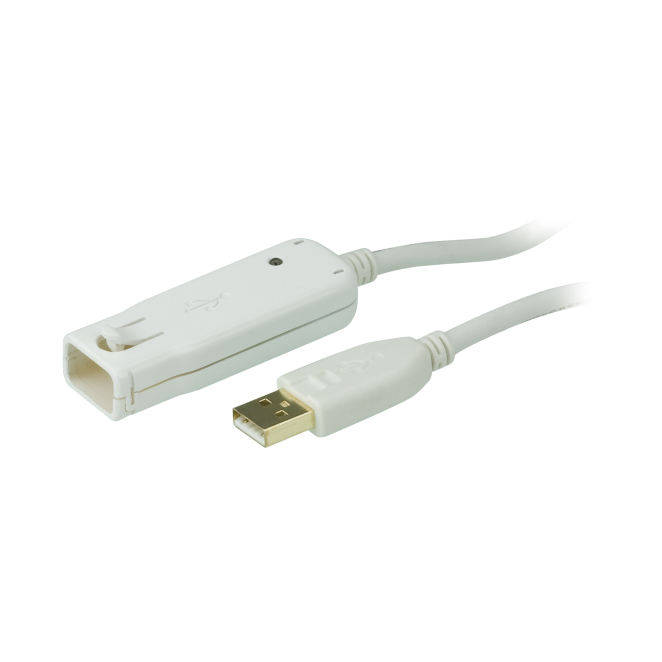 ATEN Cable extensor USB 2.0 de 12 m (soporta conexión en cadena hasta 60 m)