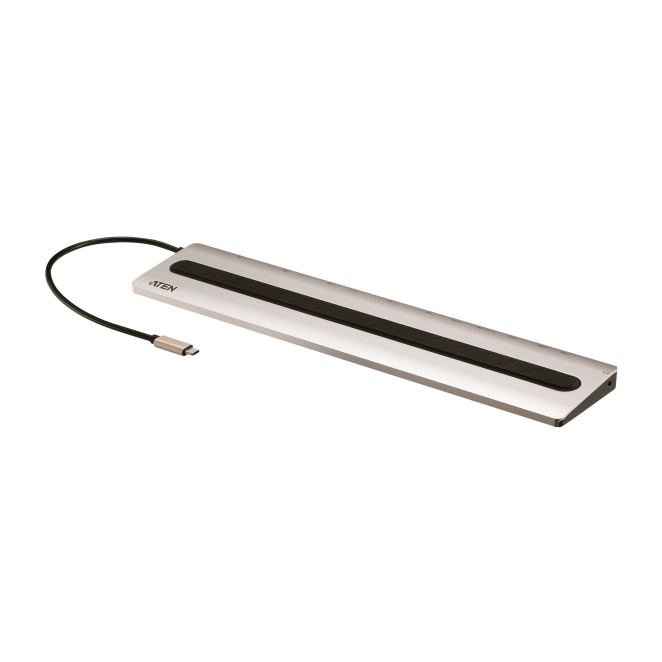 ATEN Docking station USB-C multipuerto con power pass-through
