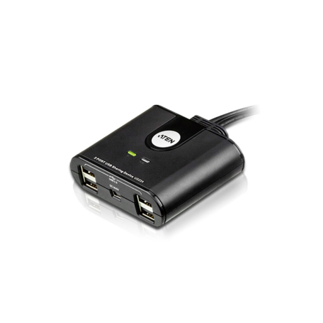 ATEN Switch de periféricos USB 2.0 de 2 x 2 puertos