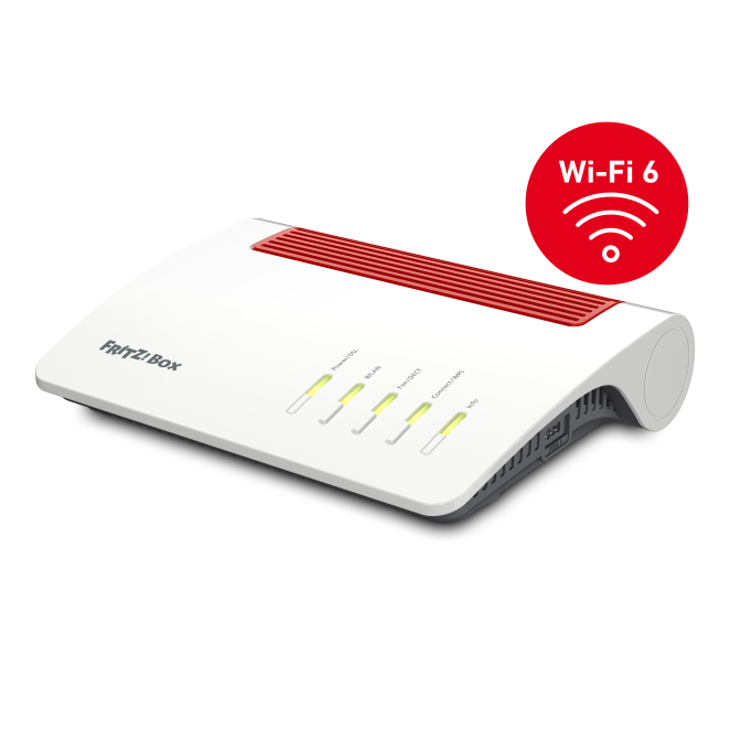 Box FRITZ! 7590 AX router inalámbrico Gigabit Ethernet Doble banda (2,4 GHz / 5 GHz) Blanco