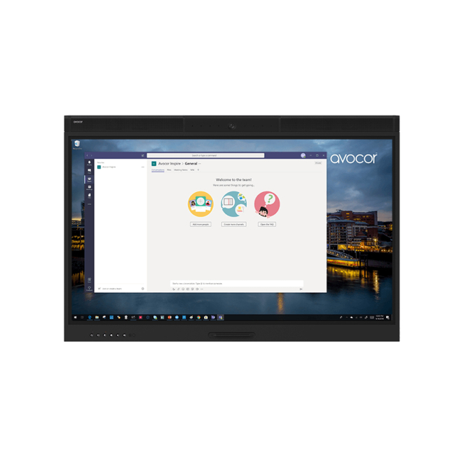 Pantalla táctil Avocor W5555 negra