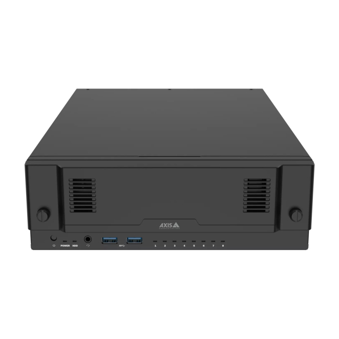 Axis S2208 Mk II 4 TB Negro - Vista frontal y lateral