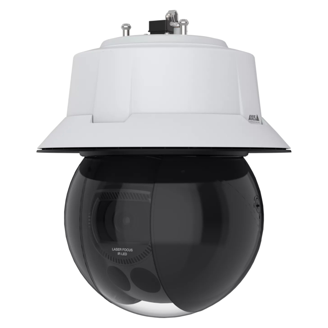 Axis Q6358-LE PTZ Cámara de seguridad en funcionamiento