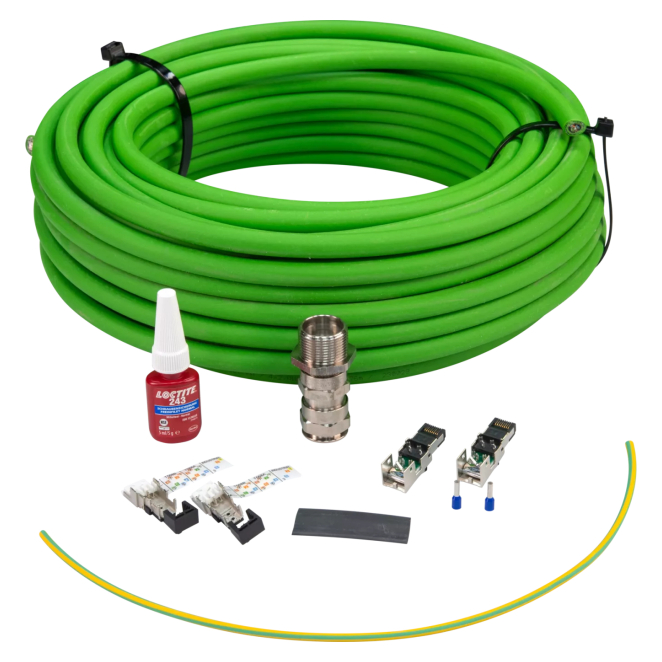 Axis 03309-001 cable de red Verde 10 m Cat6a