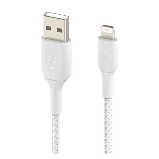 Belkin CAA002BT1MWH cable de conector Lightning 1 m Blanco contexto de usuario
