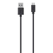 Belkin USB A - Micro-USB, 2m cable USB USB 2.0 Micro-USB B Negro