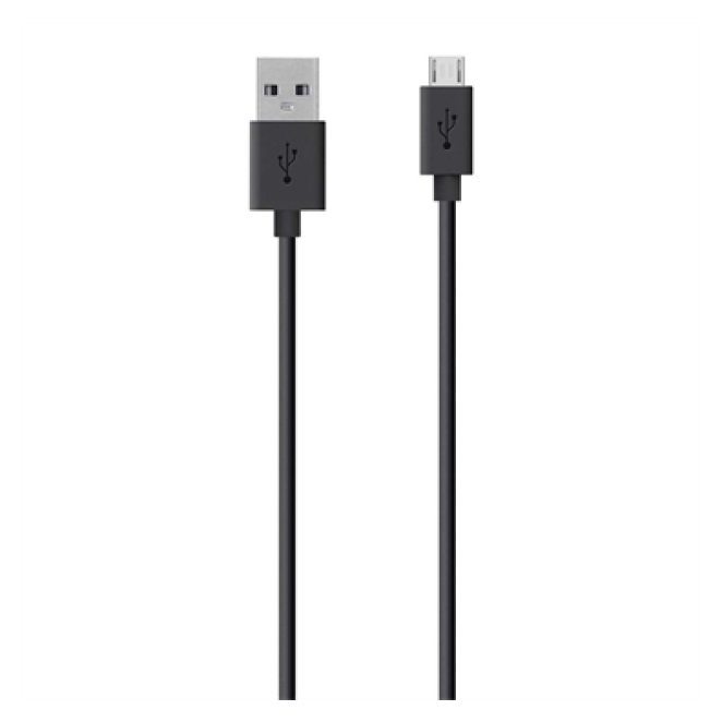 Belkin USB A - Micro-USB, 2m cable USB USB 2.0 Micro-USB B Negro