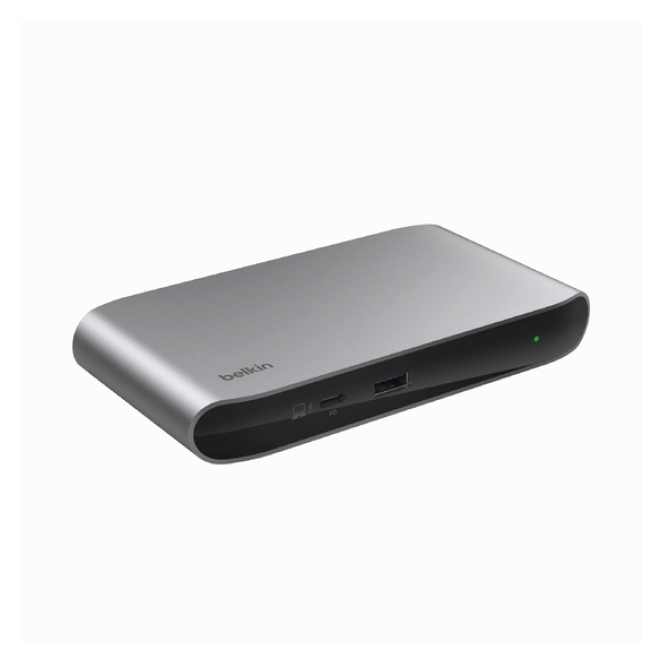 Belkin INC013VFSGY hub de interfaz Thunderbolt 4 40000 Mbit/s Negro, Gris
