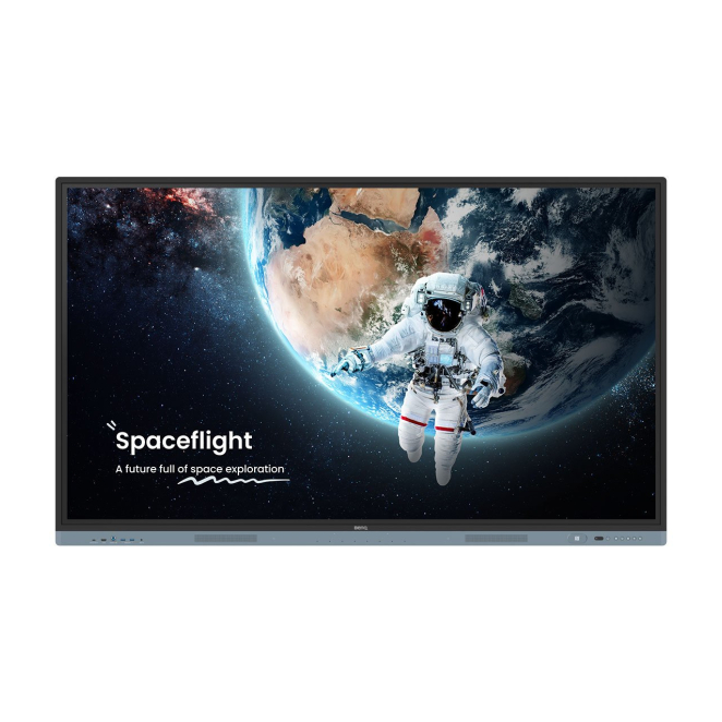 BenQ RM7504 pizarra blanca interactiva 190,5 cm (75″) 3840 x 2160 Pixeles Pantalla táctil Negro
