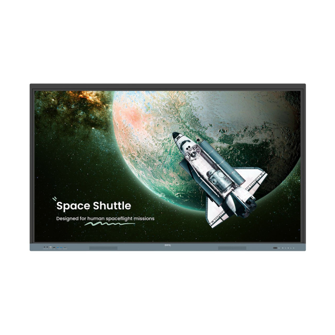 BenQ RE7504 Panel plano interactivo 190,5 cm (75″) 450 cd / m² 4K Ultra HD Negro, Gris Pantalla táctil Procesador incorporado Android