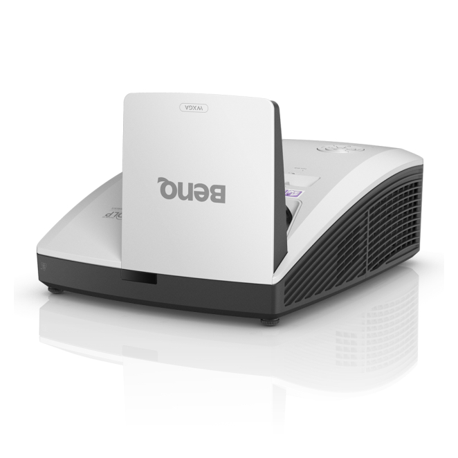 BenQ MW855UST+ Proyector de alcance ultracorto 3500 lúmenes ANSI DLP WXGA (1280x800) 3D Negro, Blanco