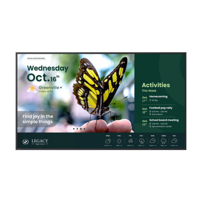 BenQ ST4304 Pantalla plana para señalización digital 109,2 cm (43″) LCD 350 cd / m² 4K Ultra HD Negro Procesador incorporado Android 18/7