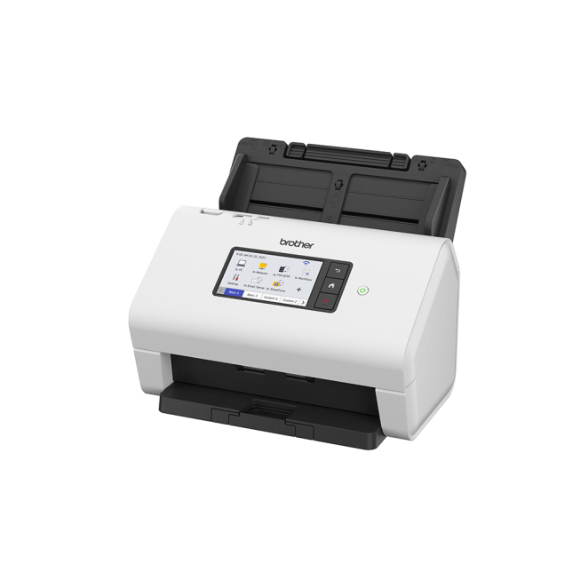 Brother ADS-4900W ADF + escáner alimentado por hojas 600 x 600 DPI A4 Negro, Blanco