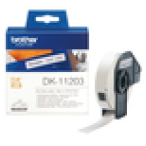 Brother DK-11203 cinta para impresora de etiquetas Negro sobre blanco
