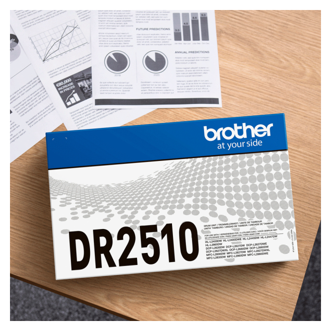 Brother DR-2510 Original - Beneficios del producto