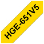 Brother HGE-651V5 cinta para impresora de etiquetas