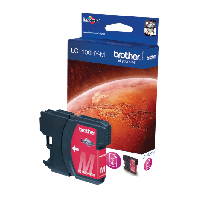 Brother LC1100HYM cartucho de tinta 1 pieza(s) Original Alto rendimiento (XL) Magenta