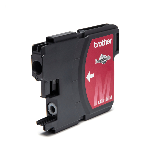 Brother LC1100M cartucho de tinta original magenta en uso