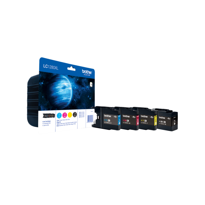 Brother LC1280XLVALBP cartucho de tinta 4 piezas