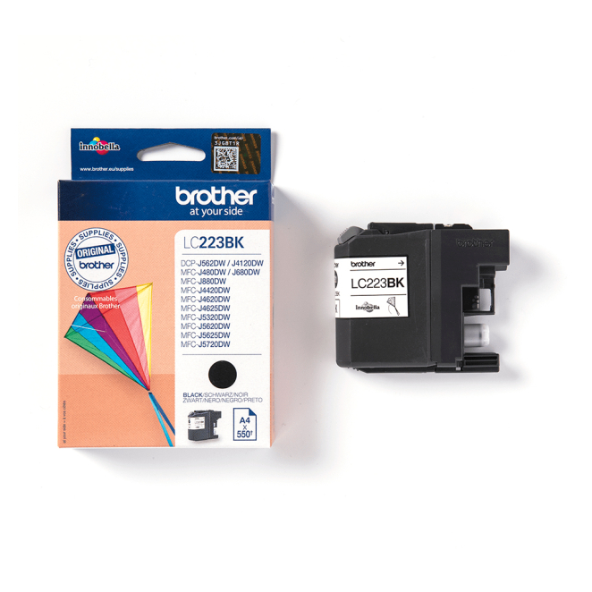 Cartucho Brother LC-223BK máximo rendimiento