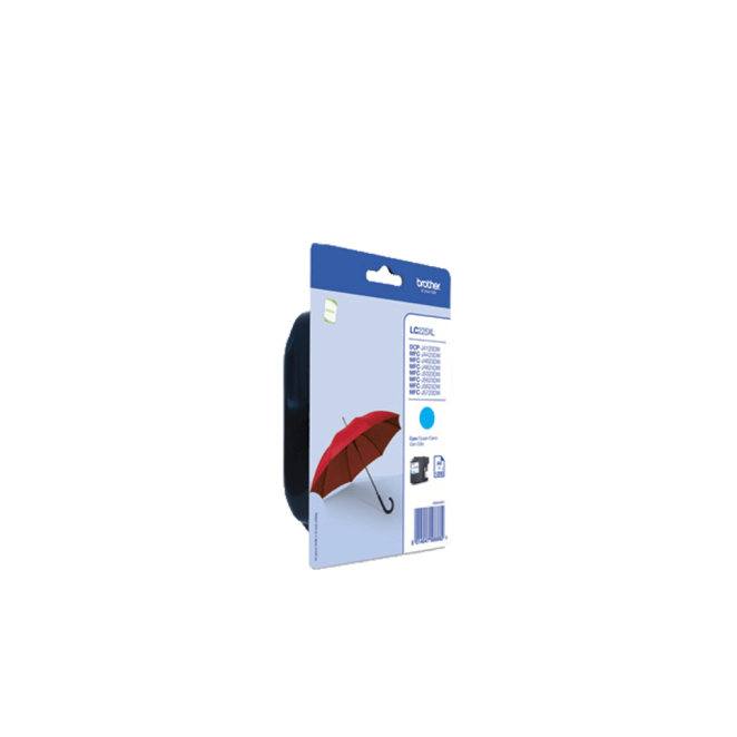Brother LC225XLCBP cartucho de tinta 1 pieza(s) Original Cian