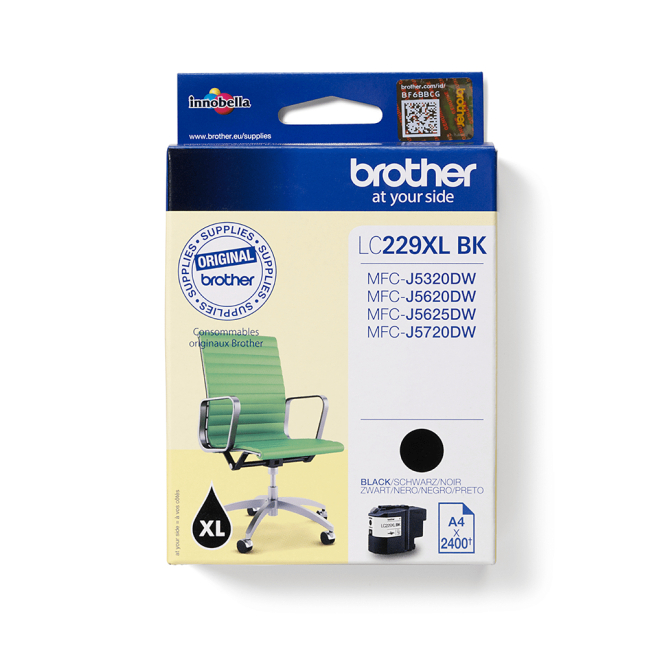 Fácil instalación Brother LC229XLBK