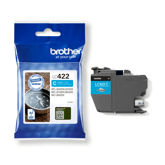 Brother LC422C facilidad de uso