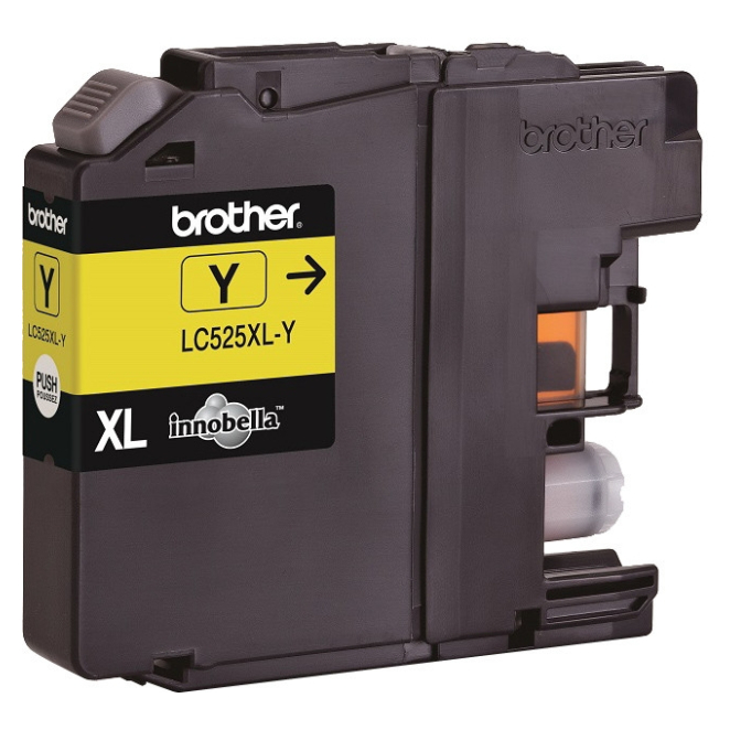 Brother LC525XL-Y cartucho de tinta Original Extra (Súper) alto rendimiento Amarillo