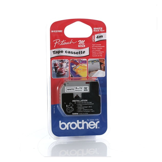 Brother MK221SBZ Labelling Tape (9mm) cinta para impresora de etiquetas M