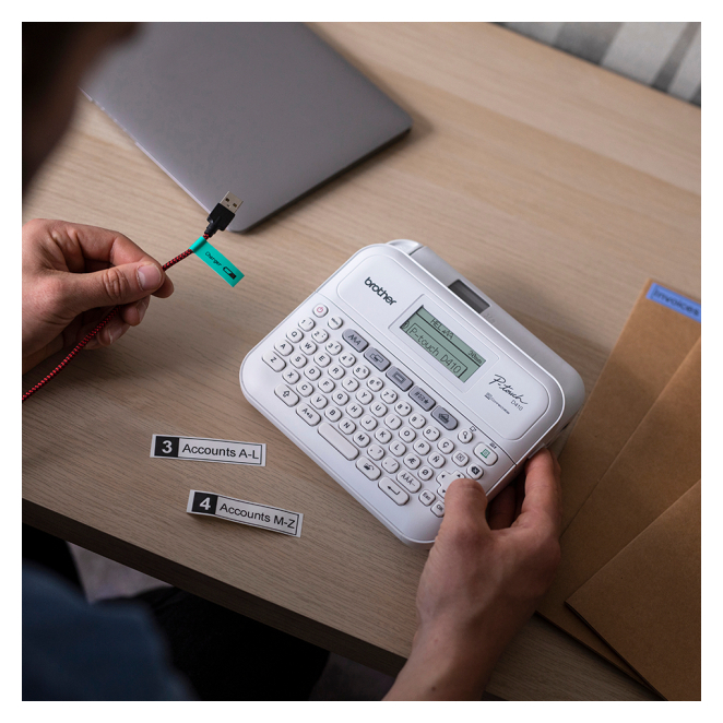 Brother PT-D410VP impresora de etiquetas utilización práctica