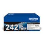 Brother TN-242BKTWIN cartucho de tóner 2 pieza(s) Original Negro