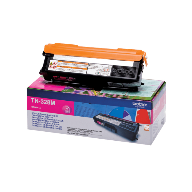 Brother TN-328M cartucho de tóner 1 pieza(s) Original Magenta