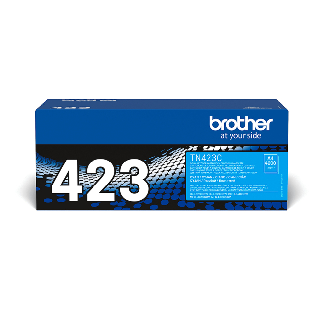 Brother TN-423C cartucho de tóner original cian