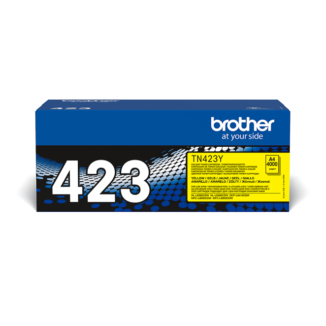 Brother TN-423Y cartucho de tóner original amarillo