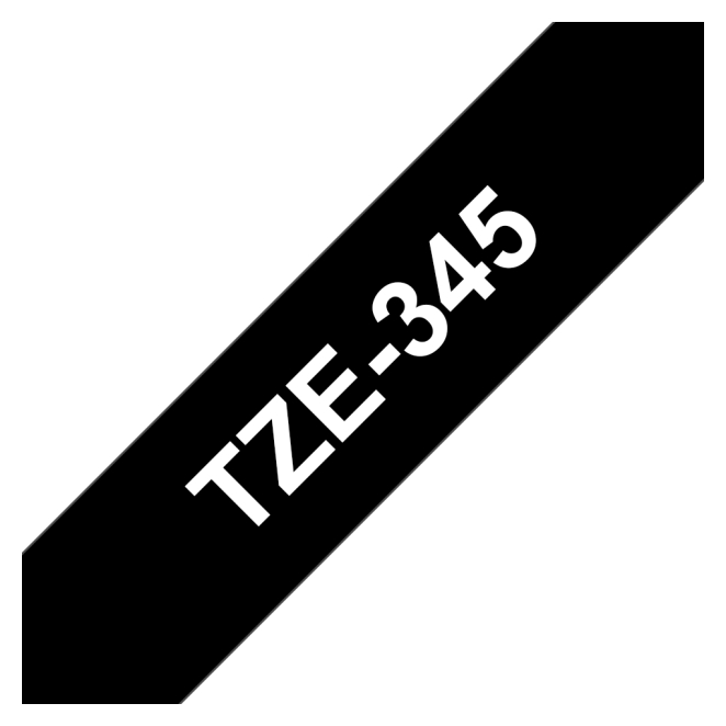 Brother TZE-345 cinta para impresora de etiquetas en paquete