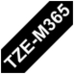 Brother TZE-M365 cinta para impresora de etiquetas Blanco sobre negro