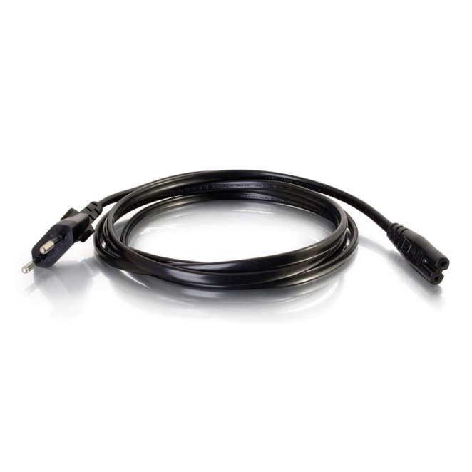 C2G 80616 cable de transmisión Negro 1 m CEE7/7 C7 acoplador