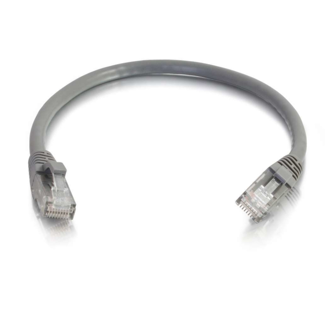 C2G Cable de conexión de red de 10 m Cat6 sin blindaje y con funda (UTP), color gris