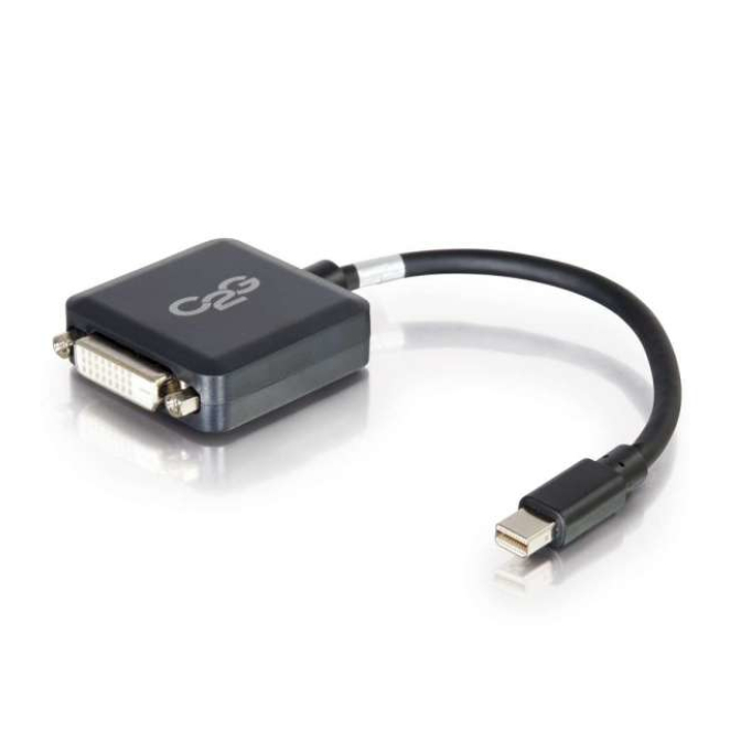 C2G 84311 adaptador de cable de vídeo 0,2 m Mini DisplayPort DVI-D Negro