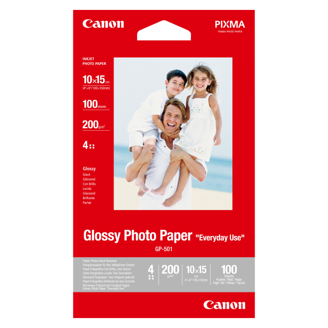Canon 0775B003 papel fotográfico Brillo
