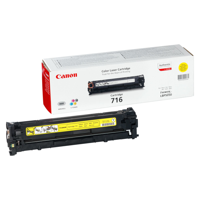 Canon 716 Y cartucho de tóner 1 pieza(s) Original Amarillo
