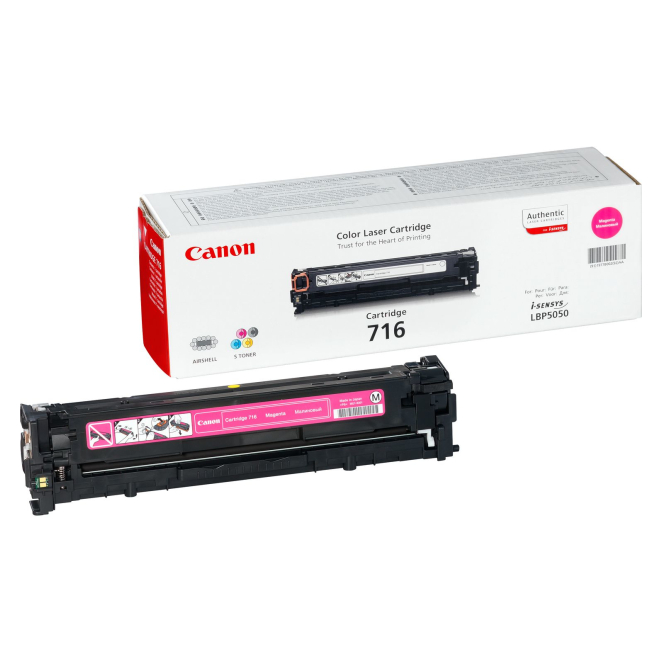 Canon Toner 716 cartucho de tóner 1 pieza(s) Original Magenta