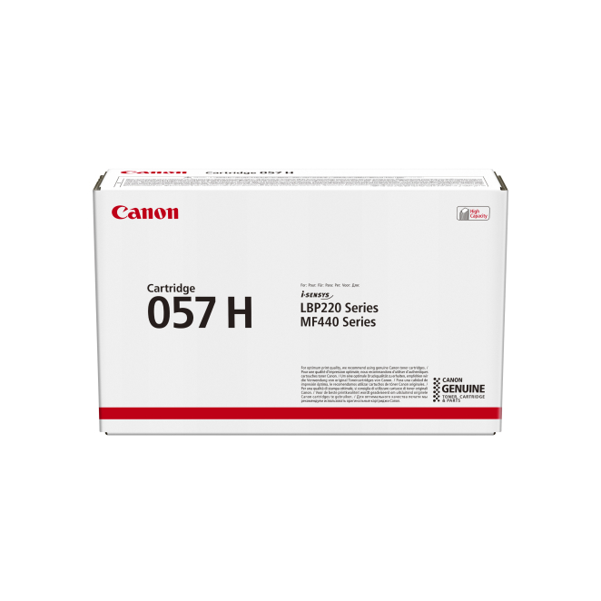 Canon i-SENSYS 057H cartucho de tóner 1 pieza(s) Original Negro