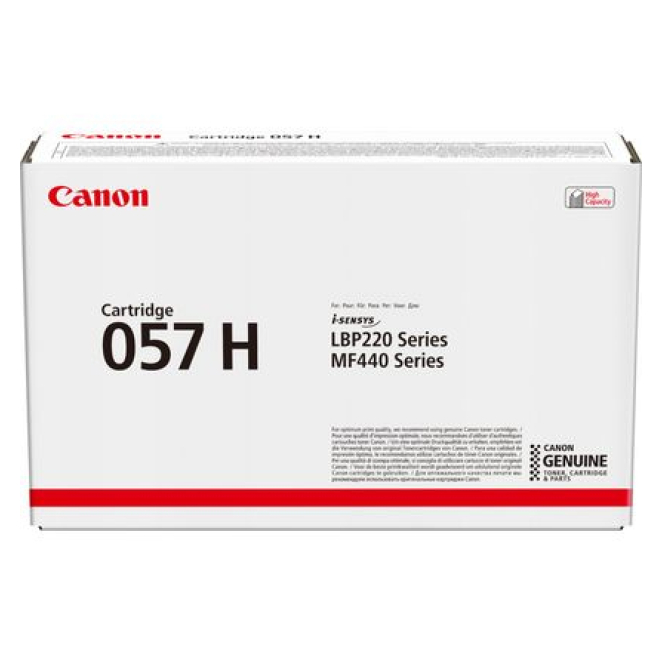 Canon 057H cartucho de tóner 1 pieza(s) Original Negro