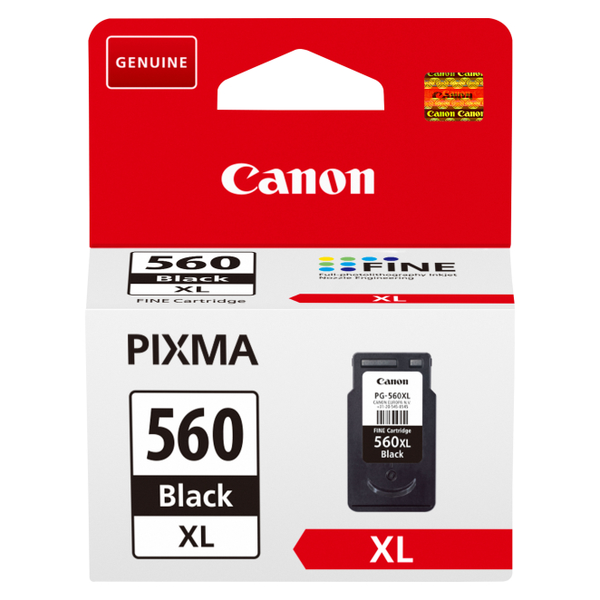 Canon PG-560XL cartucho de tinta 1 pieza(s) Original Alto rendimiento (XL) Negro
