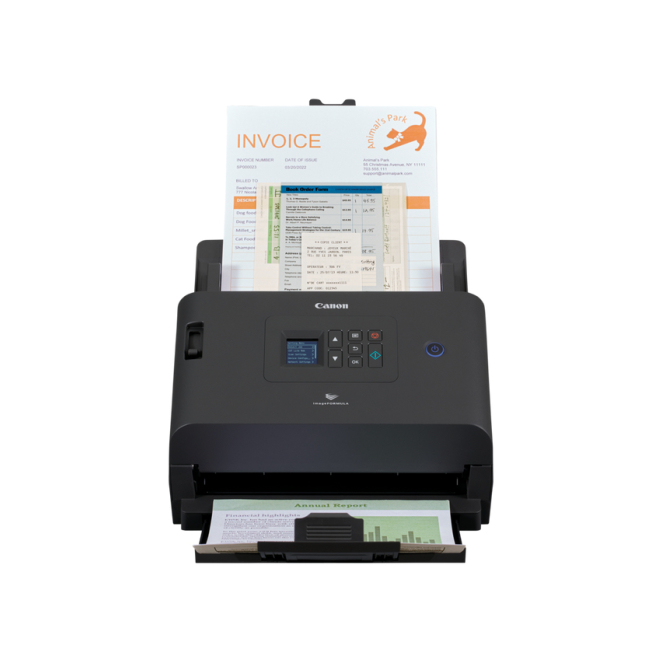 Canon imageFORMULA DR-S250N Escáner alimentado con hojas 600 x 600 DPI A4 Negro