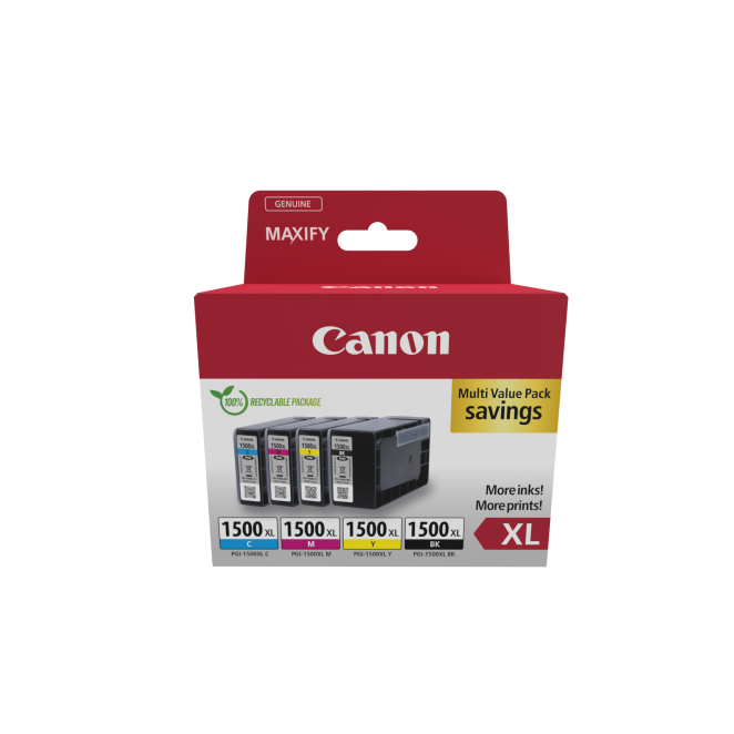 Canon 9182B010 cartucho de tinta 4 pieza(s) Original Alto rendimiento (XL) Negro, Cian, Magenta, Amarillo