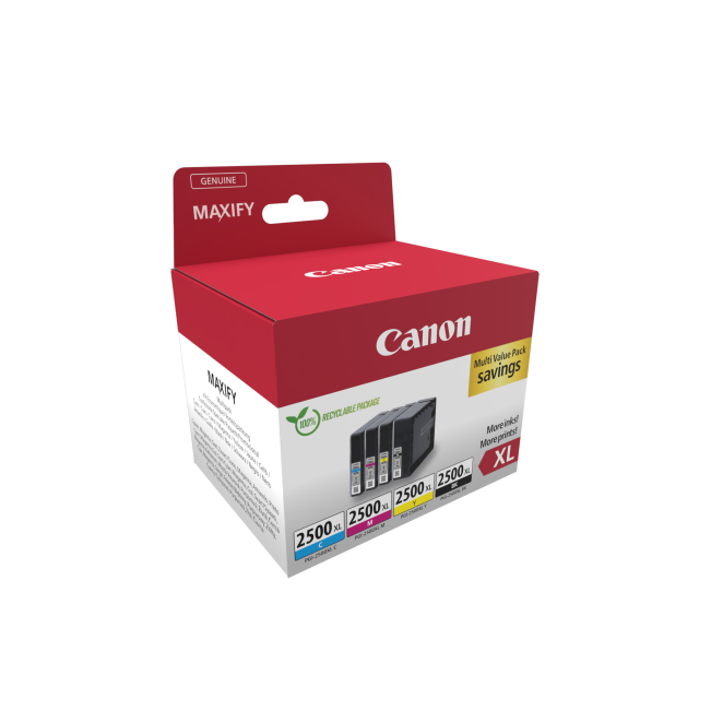 Canon 9254B010 cartucho de tinta 4 piezas original alto rendimiento XL Negro, Cian, Magenta, Amarillo